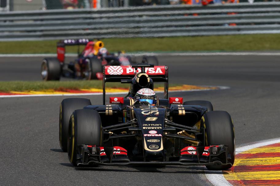 Grandissima gara di Grosjean: 3 posto con la Lotus. Colombo